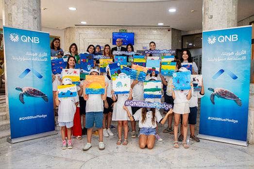 Dans le cadre de la campagne du Groupe QNB « Le Pacte Bleu »: QNB Tunisie organise des activités pour enfants autour de l'importance de la protection de l'environnement marin